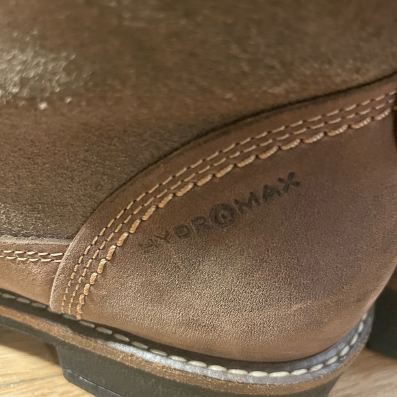 Ecco Elaine Cocoa Brown Tall Leather Boot Hydromax Size 39 EU 8.5 - Picture 5 of 16